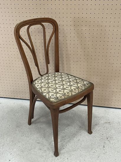 THONET attribué à 
Chaise de bistrot 1900
H....