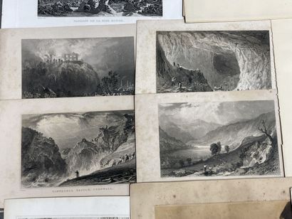 Lot de gravures.