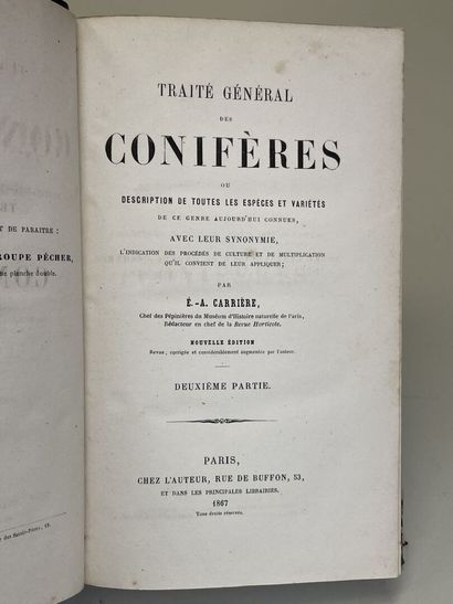 CARRIERE, (Elie-Abel). - Traité général des...