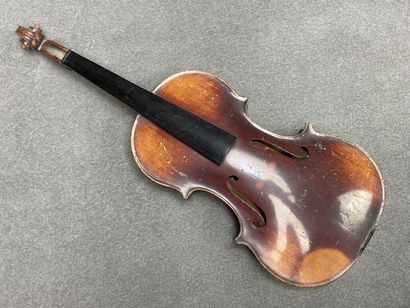 Violon. 
Sans étiquette. 
Longueur caisse:...