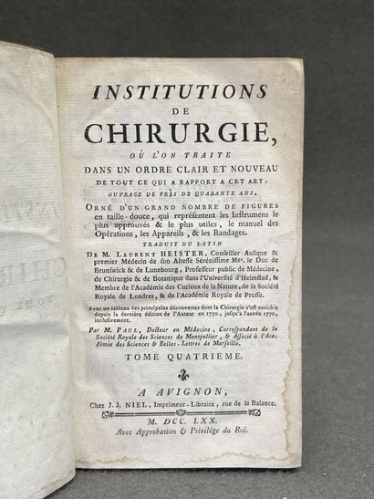 Ensemble de livres XVIII°