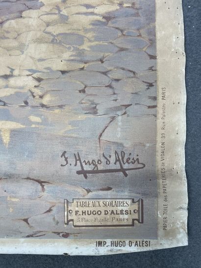 Hugo D'ALÉSI (1849-1906)
Menton. 
Affiche...