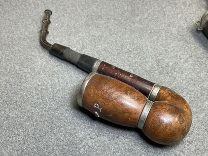 Collections de pipes en bois et écume de...