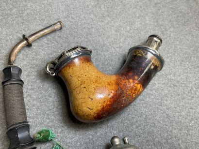 Collections de pipes en bois et écume de...