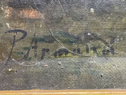 Paul ARMANDI ( XIX°)
Paysage animé.
huile...
