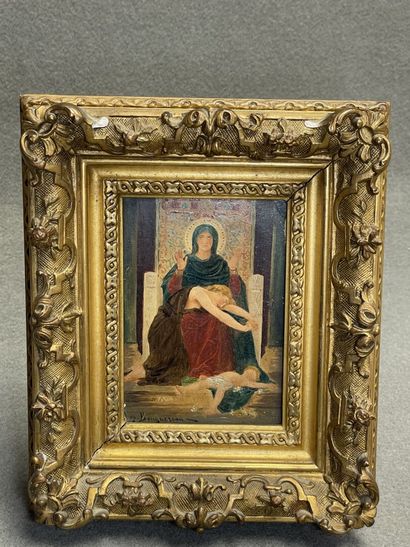 Ecole Française fin XIX°
La Vierge consolatrice,...