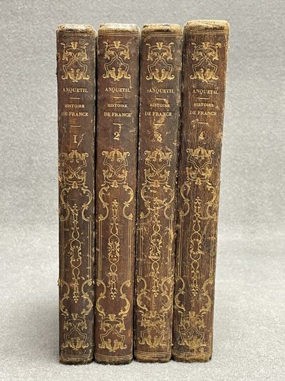 Histoire de France par Anquetil.
Quatre tomes....