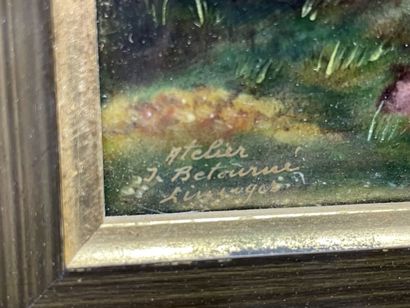 Jean BETOURNE à Limoges.
Paysage
Plaque en...