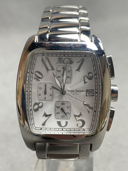 Yves Bertelin montre en acier bracelet acier...