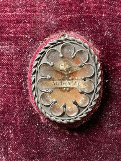 Reliquaire début XIX° Saint André
Cadre:...