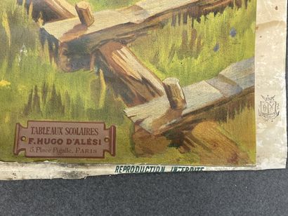Hugo D'ALÉSI (1849-1906)
Les Vosges
Vallée...