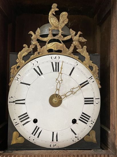 Horloge gaine XIX°
228 x 55 x 35 cm.