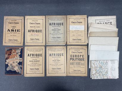 Ensembles de cartes géographiques dont cartes...