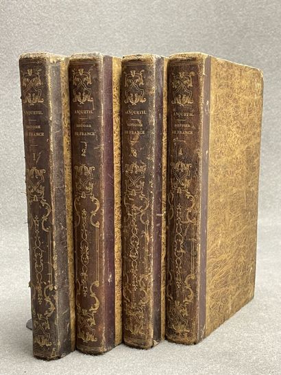 Histoire de France par Anquetil.
Quatre tomes....