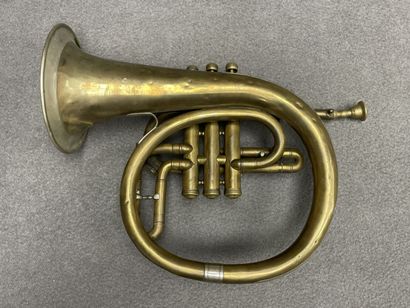 Cornet à trois pistons Cornopean. Instrument...