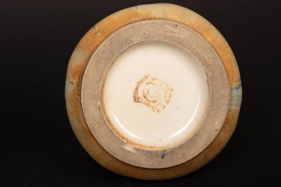 ART NOUVEAU ensemble de trois vases en céramique...