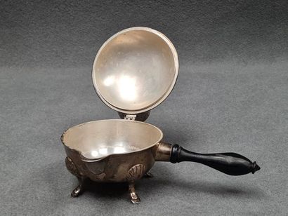 Ensemble de métal argenté: six coquetiers...