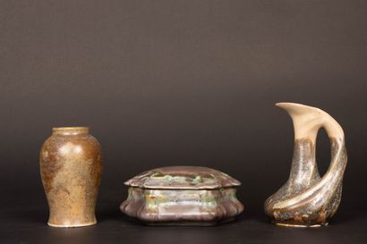 Ensemble de Trois céramiques Art nouveau...