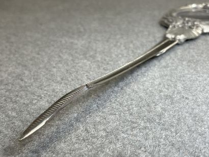 Loupe de bureau formant coupe-papier en métal...