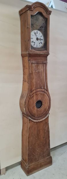 Horloge comtoise en pin
236 x 45 x 24 cm