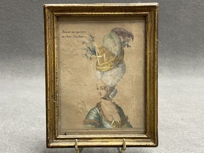 Bonnet au mystère ou chien couchant. 
Petite...