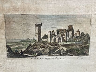 Deux gravures en couleur : 