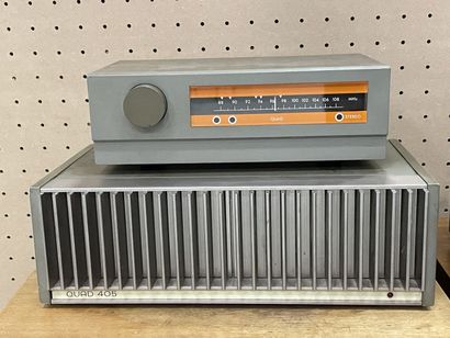 QUAD Ampli 33, pré-ampli 405 et FM 3 Tuner....