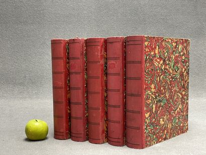 Cinq anciennes boites à livres / boites de...