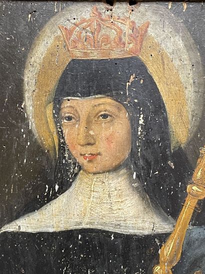 Ecole Française XVIII Portrait de Jeanne...