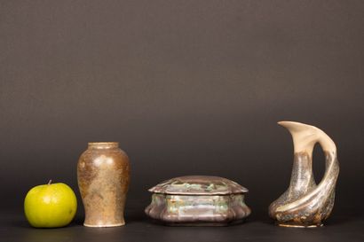 Ensemble de Trois céramiques Art nouveau...