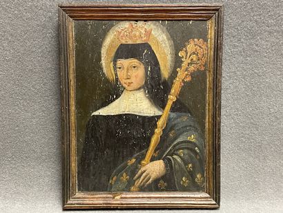 Ecole Française XVIII Portrait de Jeanne...