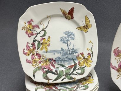 LUNEVILLE: Partie de service de table Art...