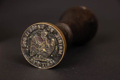 Coffret à cartes à jouer gainé de cuir à...