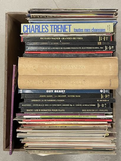 Caisse de diques vinyls 33 tours: Classique...