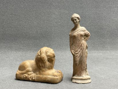 Statuette greco romaine de femme antique...