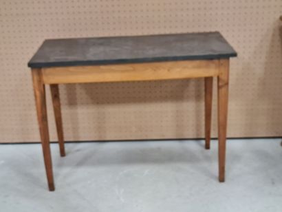 Console plateau marbre,
XIX°
H: 70 x 96 x...