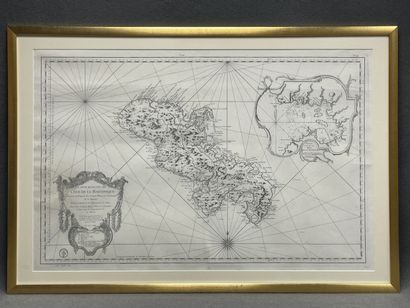 Jacques-Nicolas BELLIN : 
Carte réduite de...