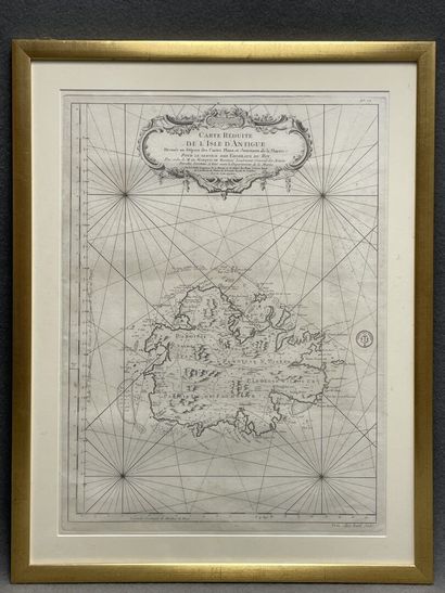 Jacques-Nicolas BELLIN : 
Carte réduite de...