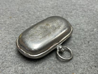 Porte louis d'or en métal argenté, porte...