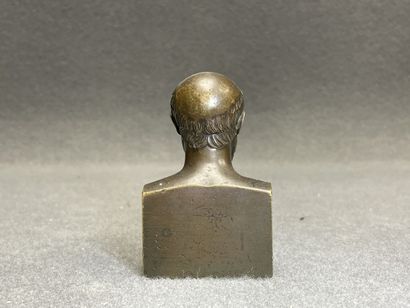 Petit buste en bronze 
