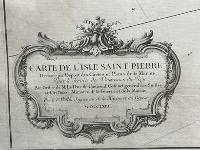Jacques-Nicolas BELLIN : 
Carte des Isles...