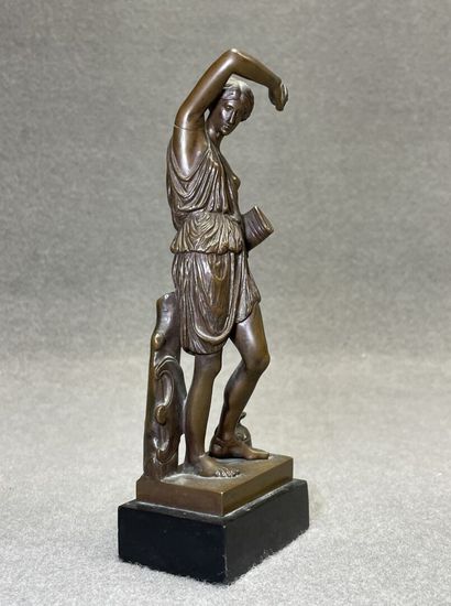 Amazone blessée.
Epreuve en bronze à patine...