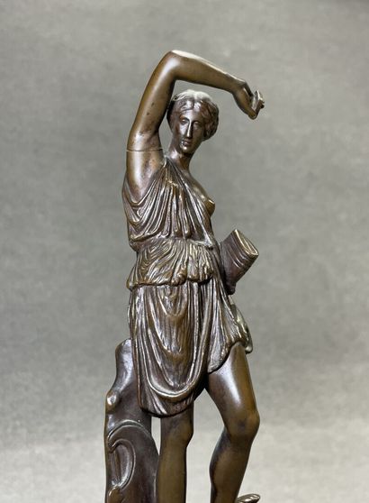 Amazone blessée.
Epreuve en bronze à patine...