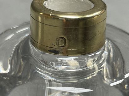 Verre d'eau en verre et monture argent.....