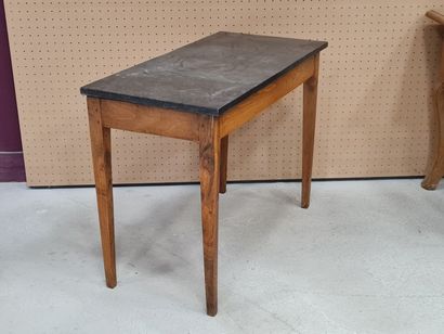 Console plateau marbre,
XIX°
H: 70 x 96 x...
