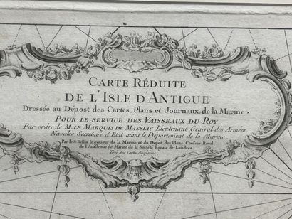 Jacques-Nicolas BELLIN : 
Carte réduite de...