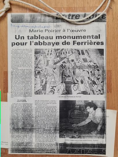 Marie POIRIER: 
La Renaissance de Ferrières
Panneau...