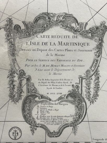 Jacques-Nicolas BELLIN : 
Carte réduite de...