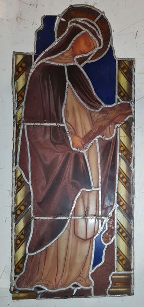 Vitrail Santa Catharina
 XIX°
Manques
H:...