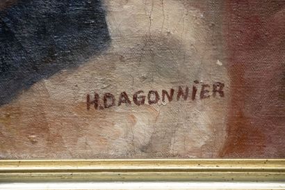 H. DAGONNIER ( XX°)
Nu allongé.
huile sur...